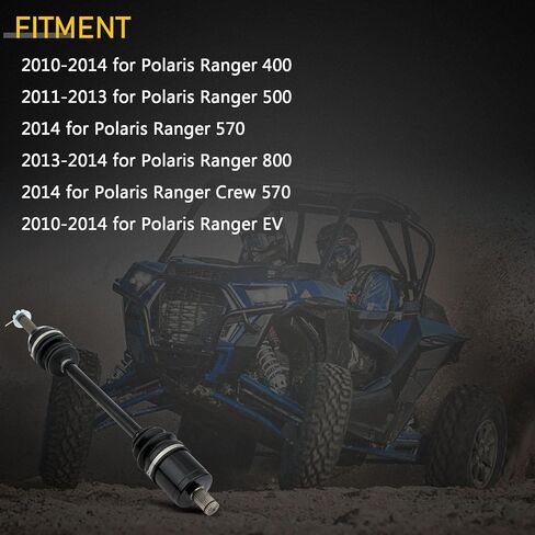 مجموعة عمود محرك نصف المحور OCPTY CV المشتركة متوافقة مع 2010-2014 لبولاريس رينجر 400 500 570 800 Crew 570 EV أمامي يسار يمين ‎1332690 in Saudi Arabia