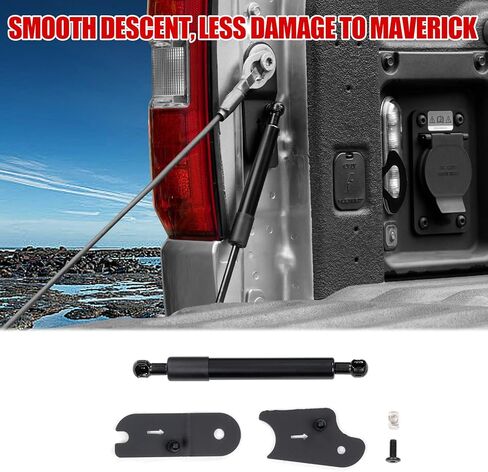 Mabett غطاء محرك السيارة رفع دعم الدعامات الصدمات الباب الخلفي المثبط لفورد مافريك 2022-2025 الملحقات، الغاز الربيع صدمة الدعامات الباب الخلفي المثبط صالح مافريك (2 قطعة غطاء محرك السيارة الأمامي + 1 قطعة مجموعة الباب الخلفي) in Kuwait