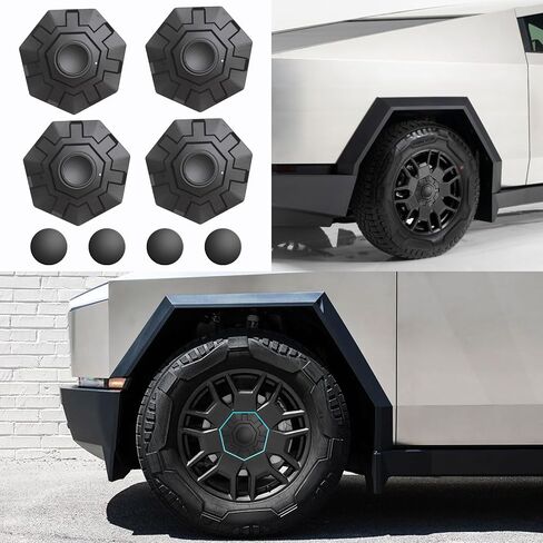 2025 Tesla Cybertruck Wheel Hub Center Caps Wheel Protection Cybertruck Hubcaps Wheel Center Caps for 2024 2025 Tesla Cybertruck Accessories (8PCS) in Saudi Arabia