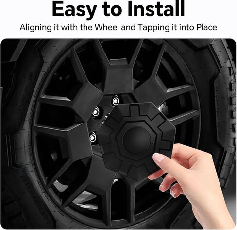 2025 Tesla Cybertruck Wheel Hub Center Caps Wheel Protection Cybertruck Hubcaps Wheel Center Caps for 2024 2025 Tesla Cybertruck Accessories (8PCS) in Saudi Arabia