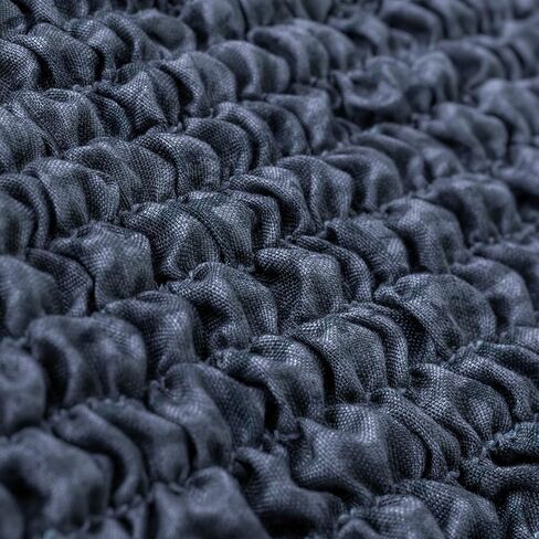 PAULATO BY GA.I.CO. Couch Cushion Cover - Sofa Cushion Cover - T-Cushion & Box Cushion Slipcover - Replacement Sofa Cushion Protector - Stretch Seating Cover - Microfibra Print - Venezia Blue in Kuwait