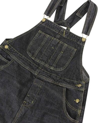 Women's Sleeveless Harem Jumpsuits Denim Dungarees Cotton Overalls in Kuwait