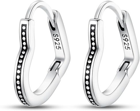 925 Sterling Silver Hoop Earrings for Women Dangle Earrings Huggie Earrings Hypoallergenic Earrings Gifts for Women in Saudi Arabia