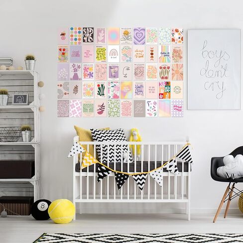 30 Pcs Danish Pastel Room Decor Aesthetic Wall Collage Kit, Art Prints Wall Decor Posters for Bedroom Pictures for Dorm Decor Nature Stickers in Kuwait