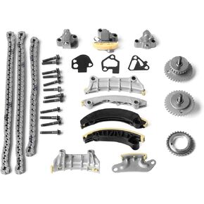 Engine Timing Chain Kit 9-0753S 12599721 with Timing Chains Sprocket Guide,Tensioner Compatible with 2.8L 3.0L 3.2L 3.6L Buick/Cadillac/Chevrolet/Pontiac/Saturn/GMC/Saab/Suzuki