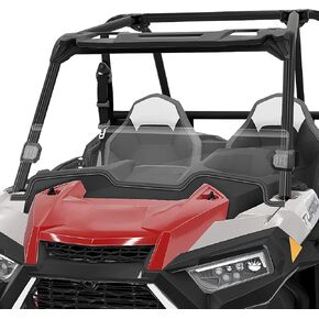 Hard Coated Polycarbonate Clear UTV Half Windshield for Polaris Razor, 2019-2021 RZR XP 1000, 2019-2021 RZR XP 4 1000, 2019-2021 RZR XP Turbo, 2019-2021 RZR XP 4 Turbo