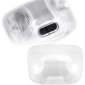 Dome Light Cover Compatible with Ford Ranger 1996-2004, Overhead Interior Dome Map Light Lamp Headlight Lens Bulb Cover, Replaces F67Z-13783-AA