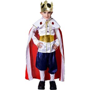 زي فلات وايت الفاخر للأولاد ملكي (S(4-6Y)) in Kuwait