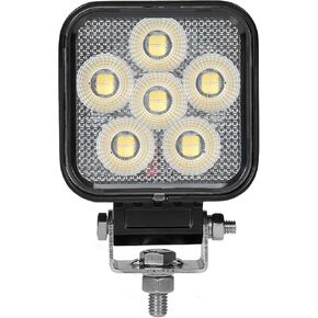 Maxxima 3x3 Mini Square LED Work Light for Trucks and Heavy Duty Vehicles, 1800 Lumens, 24 LEDs