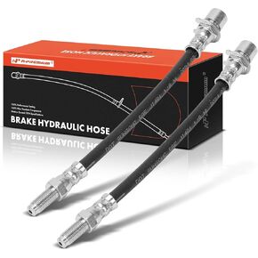 A-Premium Rear Driver and Passenger Side Brake Hydraulic Hose Compatible with Select Ford and Mercury Models - Five Hundred, Freestyle, Montego, 2005 2006 2007 - Replace# 5F9Z2A442AA(Pack of 2)