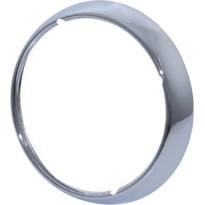 Gloss Black Motorcycle 7" Headlight Lamp Trim Ring Light Bezel Cover For Harley Touring Road King Electra Glide Street Glide Tri Glide