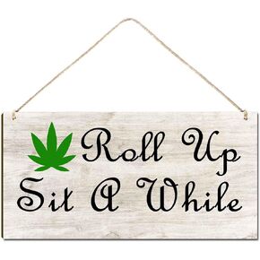 Welcome Sign for Front Door Outside Funny Wooden Door Sign Please Leave Packages On Side Porch House Warming Gift Funny Wreaths Decorations Rustic Farmhouse Wall Pediments Art Decor(12 x 6) Inch