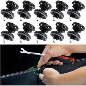40 Pcs Door Trim Panel Retainer Clips, Car Door Garnish Moulding Clip, Compatible with B7 A4 B8 Golf MK6 and More, Automotive Interior Accessories (40)