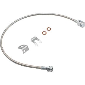 89715 Front/Rear Extended brake line replacement for 1987-2006 Jeep Wrangler TJ YJ | 84-01 Cherokee XJ, stainless steel material.