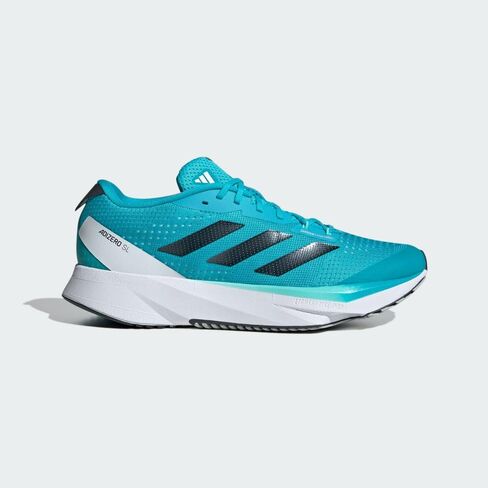 adidas Adizero Sl Lucid سماوي/أسود أزرق معدني/فضي رائع 8.5 D (M) in Saudi Arabia