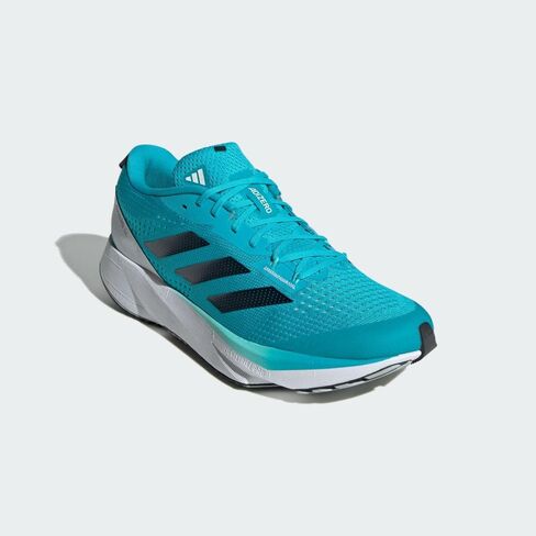adidas Adizero Sl Lucid سماوي/أسود أزرق معدني/فضي رائع 8.5 D (M) in Saudi Arabia