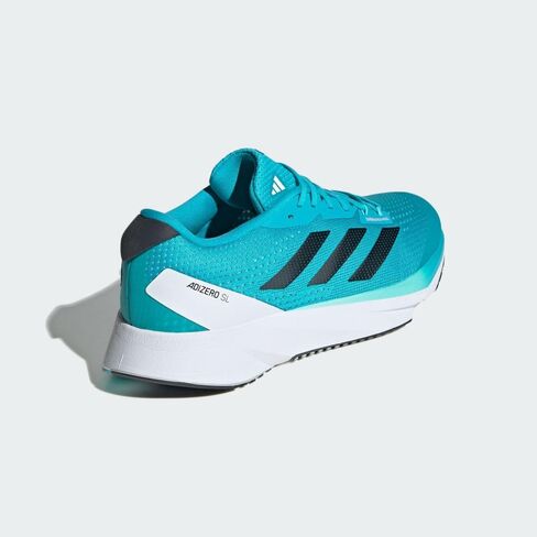 adidas Adizero Sl Lucid سماوي/أسود أزرق معدني/فضي رائع 8.5 D (M) in Saudi Arabia