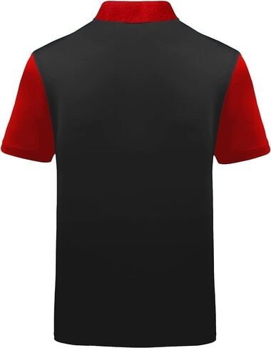 ZITY Mens Golf Shirt Short Sleeve Sport Moisture Wicking Performance Print Golf Polo Shirts for Men Collared Casual T-Shirt in Kuwait