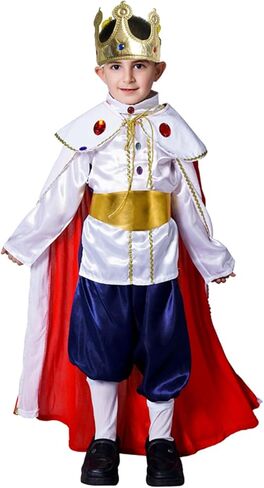 زي فلات وايت الفاخر للأولاد ملكي (S(4-6Y)) in Kuwait