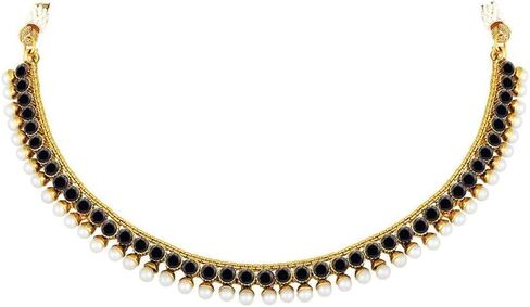Aheli Bollywood Fashion Faux Stone Wedding Necklace Big Earrings Indian Fashion Jewelry Set Gift for Women in Kuwait