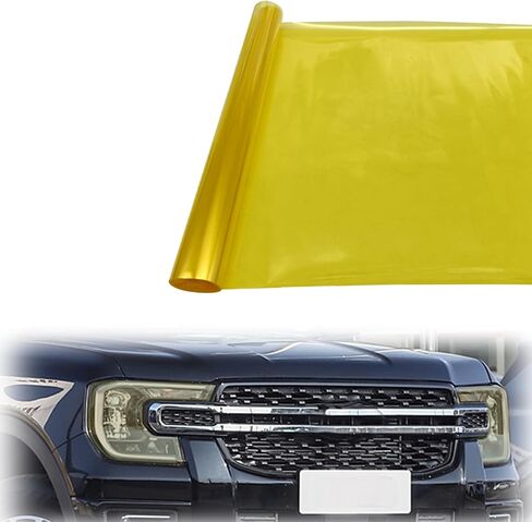 Car Headlight Taillight Vinyl Film with Squeegee and Cutter,Car Headlights Sticker,Vinyl Film Sticker,Self-Adhesive Sticker,Tail Lights Fog Lights Sticker,Universal All Car Decors in Kuwait