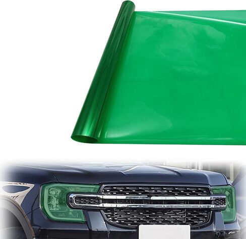 Car Headlight Taillight Vinyl Film with Squeegee and Cutter,Car Headlights Sticker,Vinyl Film Sticker,Self-Adhesive Sticker,Tail Lights Fog Lights Sticker,Universal All Car Decors in Kuwait