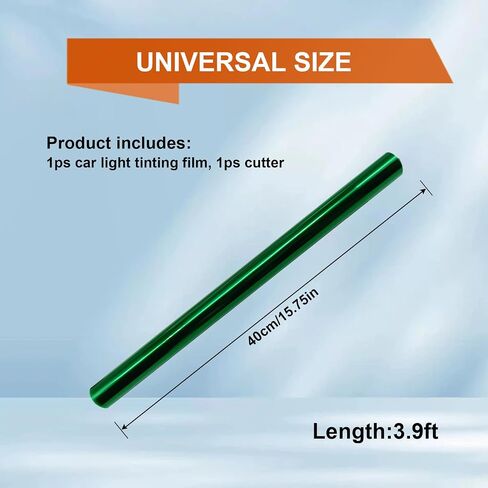 Car Headlight Taillight Vinyl Film with Squeegee and Cutter,Car Headlights Sticker,Vinyl Film Sticker,Self-Adhesive Sticker,Tail Lights Fog Lights Sticker,Universal All Car Decors in Kuwait
