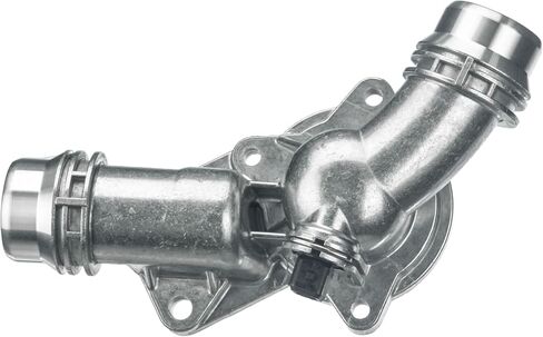 URO Parts 11537509227 Thermostat Assembly, Aluminum Housing vs OEM Plastic; Includes Thermostat & Gasket in Saudi Arabia