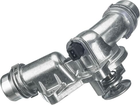 URO Parts 11537509227 Thermostat Assembly, Aluminum Housing vs OEM Plastic; Includes Thermostat & Gasket in Saudi Arabia