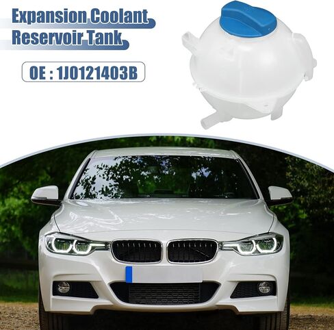 X AUTOHAUX زجاجة خزان توسيع مبرد المبرد مع غطاء لشركة فولكس فاجن جولف MK4 1997-2006 1J0121403B in Saudi Arabia