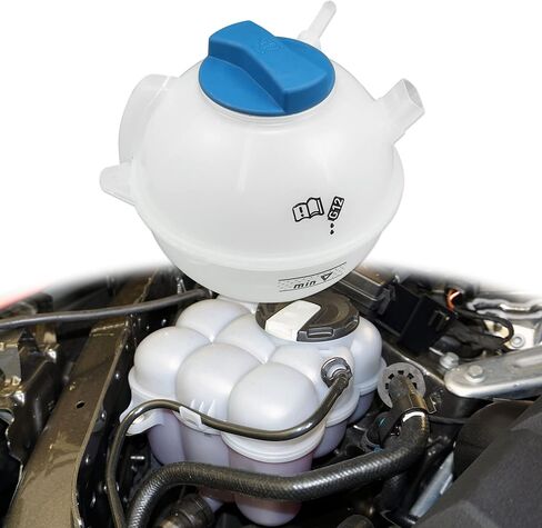 X AUTOHAUX زجاجة خزان توسيع مبرد المبرد مع غطاء لشركة فولكس فاجن جولف MK4 1997-2006 1J0121403B in Saudi Arabia
