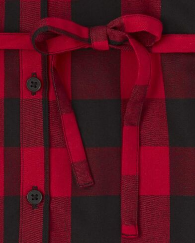 The Children's Place Girls Long Sleeve Buffalo Plaid Woven Shirt Dress in Saudi Arabia