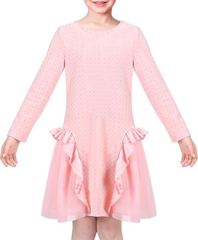 Sunny Fashion Girls Dress Christmas Tree Xmas Stockings Holiday Size 4-10 in Kuwait