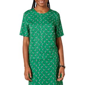Amazon Essentials Women's Regular-Fit Georgette Short Sleeve Top
