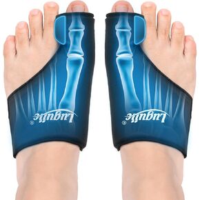 2-Pack Foot Ice Pack Wraps – Non-Slip Bunion Relief Socks with Hot & Cold Therapy for Gout, Swelling, Plantar Fasciitis, Hallux Valgus, and Sports Injuries
