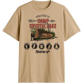 FRIDAY THE 13TH Welcome to Camp Crystal Lake Jason Mens Adult T-Shirt