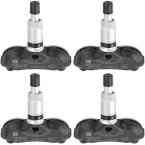 ROADFAR Tire Presure Sensor, 315MHz Programmed Tire Pressure Monitoring System Sensor TPMS Sensor Fits for Honda 4pcs 42753-TR3-A81 42753-SNA-A83