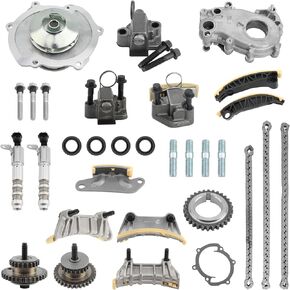 3.6L 3.0L 9-0753S Timing Chain Kit, Compatible with 2008-2015 Chrysler Camaro Captiva Sport Equinox Impala GMC Canyon Acadia 3.0L 3.6 V6 Engine, Replace# 9-0753 96084X TS1004