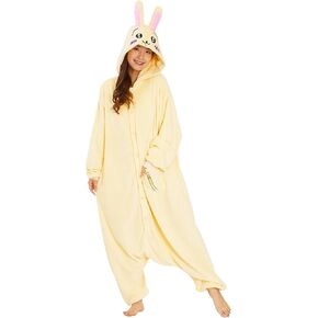 SAZAC Kigurumi -Usagi - Onesie Jumpsuit Halloween Costume Cream