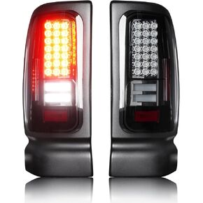 Tresound LED Tail Light for Dodge Ram 1500 1994-2001, Dodge Ram 2500 3500 1994-2002, 55055264AC 55055265AC, Rear Taillight Assembly