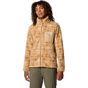 Columbia Women's West Bend Print Full Zip II, Camel Brown Omblur, 2X Plus