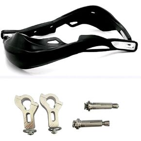Black Dual Sport Dirt Bike Handguards ATV MX Motocross Enduro Inside Hand Brush Guards for Yamaha Suzuki (Black)