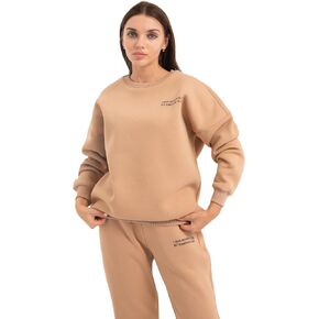 Women's 2-Piece Tracksuit Set - Comfortable Sweatshirt and Joggers for Everyday Activewear,Running, Yoga, and Casual Wear