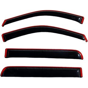 Auto Ventshade [AVS] In-Channel Ventvisor / Window Deflectors | Fits 2013 - 2022 Buick Encore (Does Not Fit Encore GX), 2015 - 2022 Chevrolet Trax, 4 pcs. | Smoke - 194446