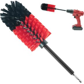 Wheel Brush, Soft Drill Wheel Cleaner Brush, Highly Dense and Durable Car Wheel Brush Rim Tire Detailing Brush Car Washing Brush for Wheels Rims Exhaust Tips Vehicle Engine Motorcycles,No Scratche