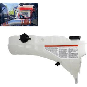 603-5403 Engine Coolant Reservoir Tank with Sensor & Cap, Compatible with 2008-2024 Kenworth T600 T660 T800 W900 | Peterbilt 348 365 367 377 382 384 385 386 388 389, Replaces Part# N5346001