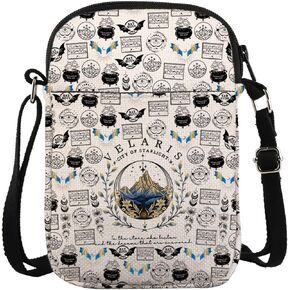 ACOTAR Merch Mystical Night Sky & Dreamy Landscape Crossbody Bag Night Court Reader Gift