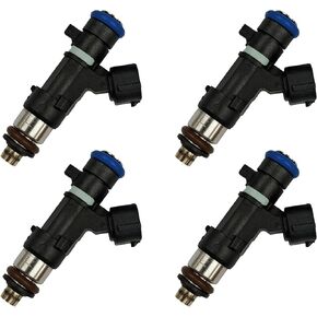 Fuel Injectors Compatible with Nissan Altima 2007-2013, Rogue 2008-2013, Rogue Select 2014 2015, Sentra 2007-2012 2.5L, Replace 0280158130 16600-JA000 16600-JA00B 10Holes Set of 4