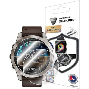 IPG for Garmin D2 Mach 1 Pro Smart Watch Hydrogel Screen Protector (2 Units) Invisible HD Clear Film Anti Scratch Guard-Smooth/Self-Healing/Bubble for 1 Pro