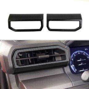 Carbon Fiber Style Center Console Side Air Outlet AC Vent Cover Trim Accessories for 2024 Toyota Tacoma